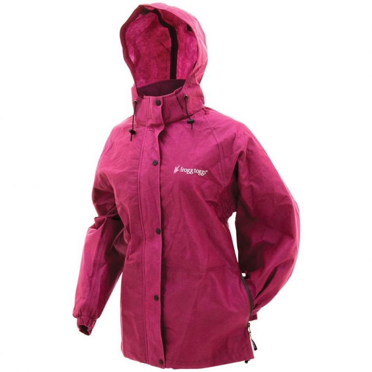 Pink Frogg Toggs Classic Pro Action Jacket - Women's on a black background