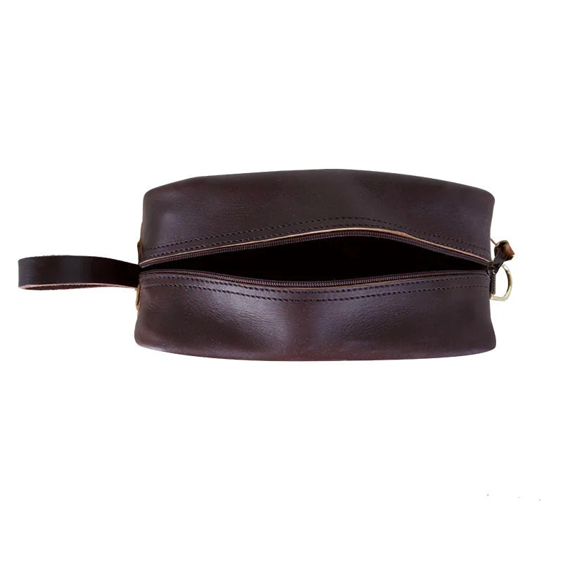 Leather Sportsman's Kit Bag Open Top