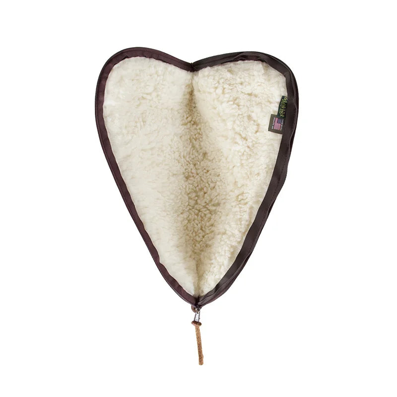 Bison Leather Medium Pistol Rug Sherpa Lining
